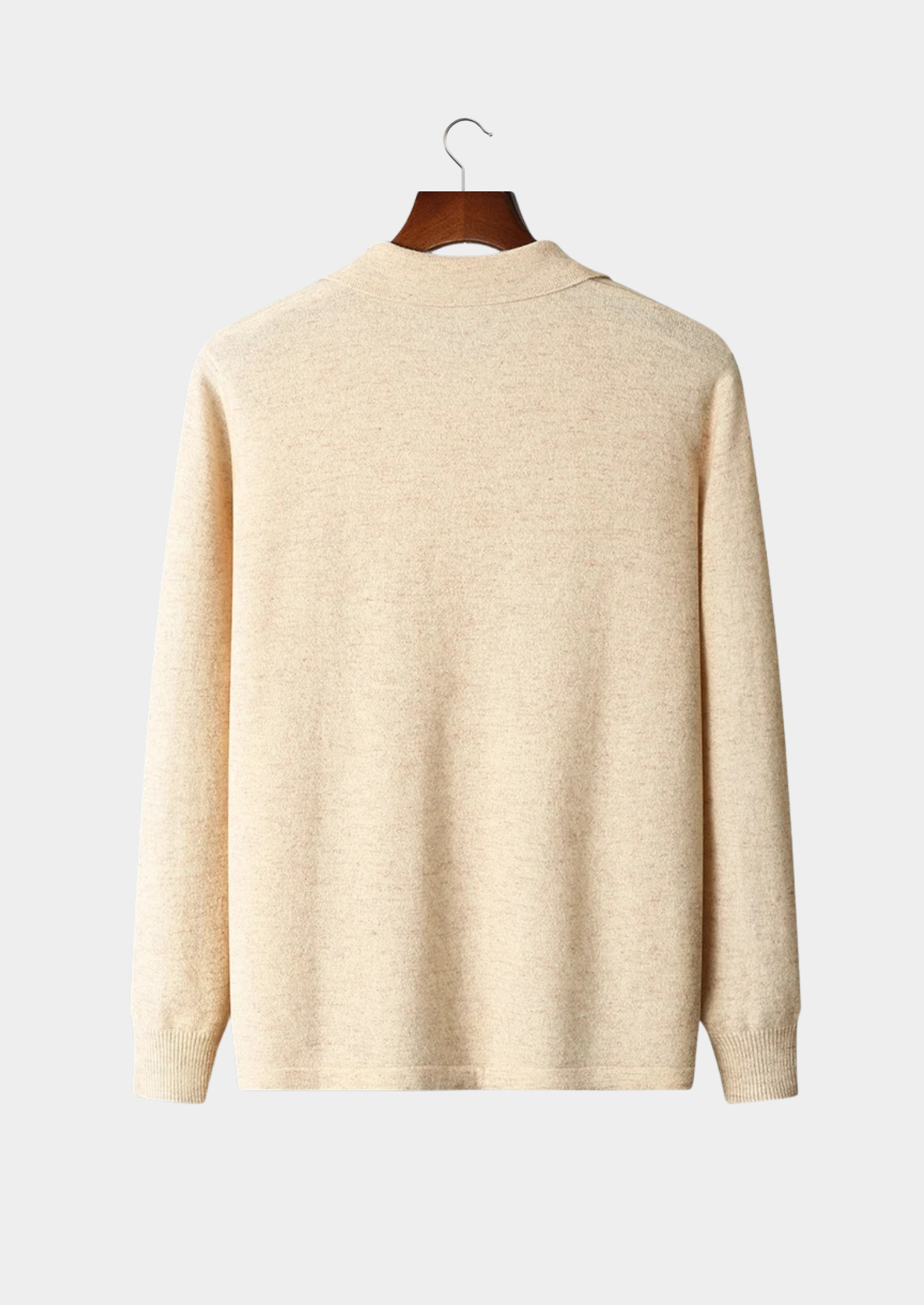 Cashmere Polo Cardigan