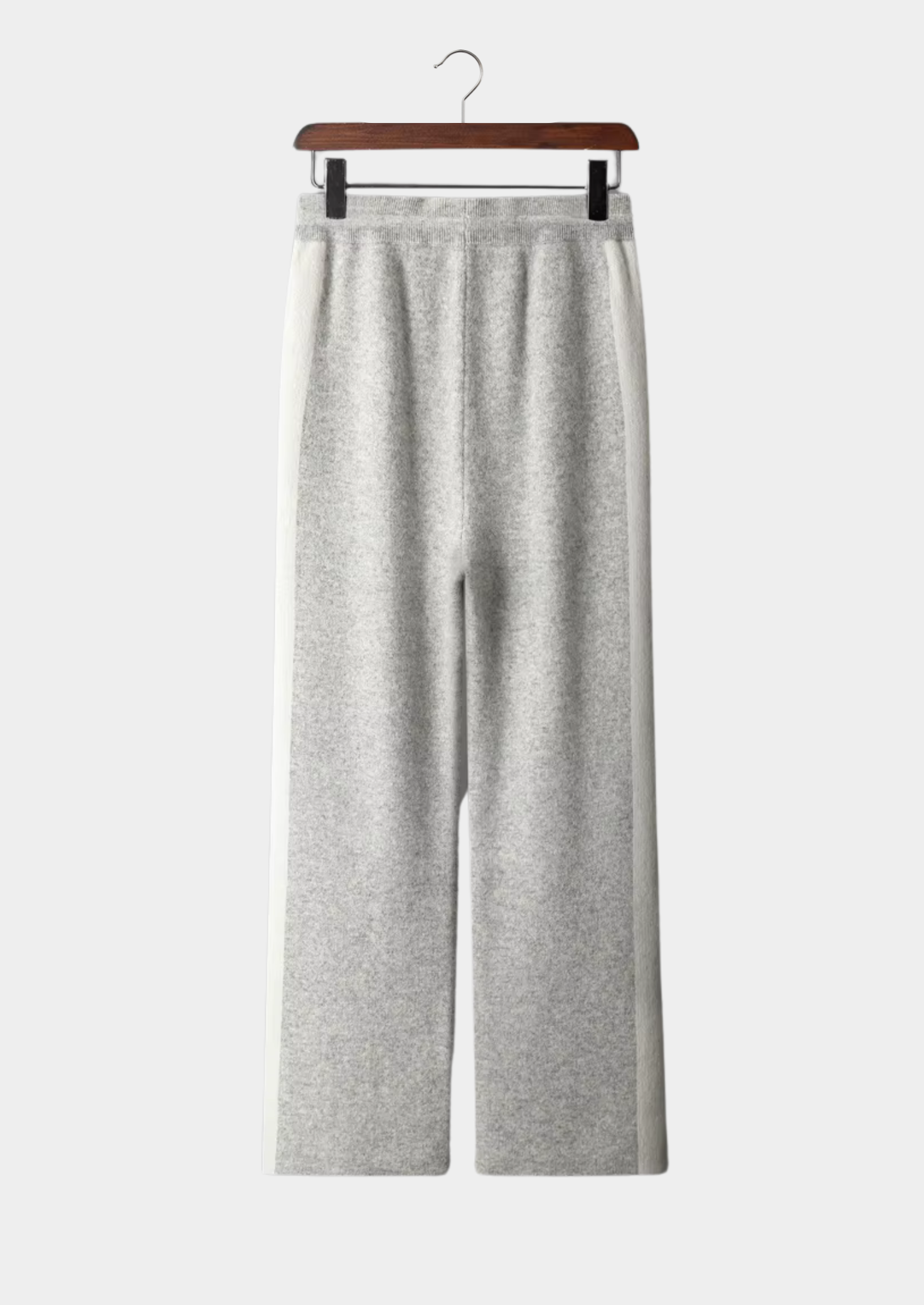 Cashmere Wide Leisure Trousers