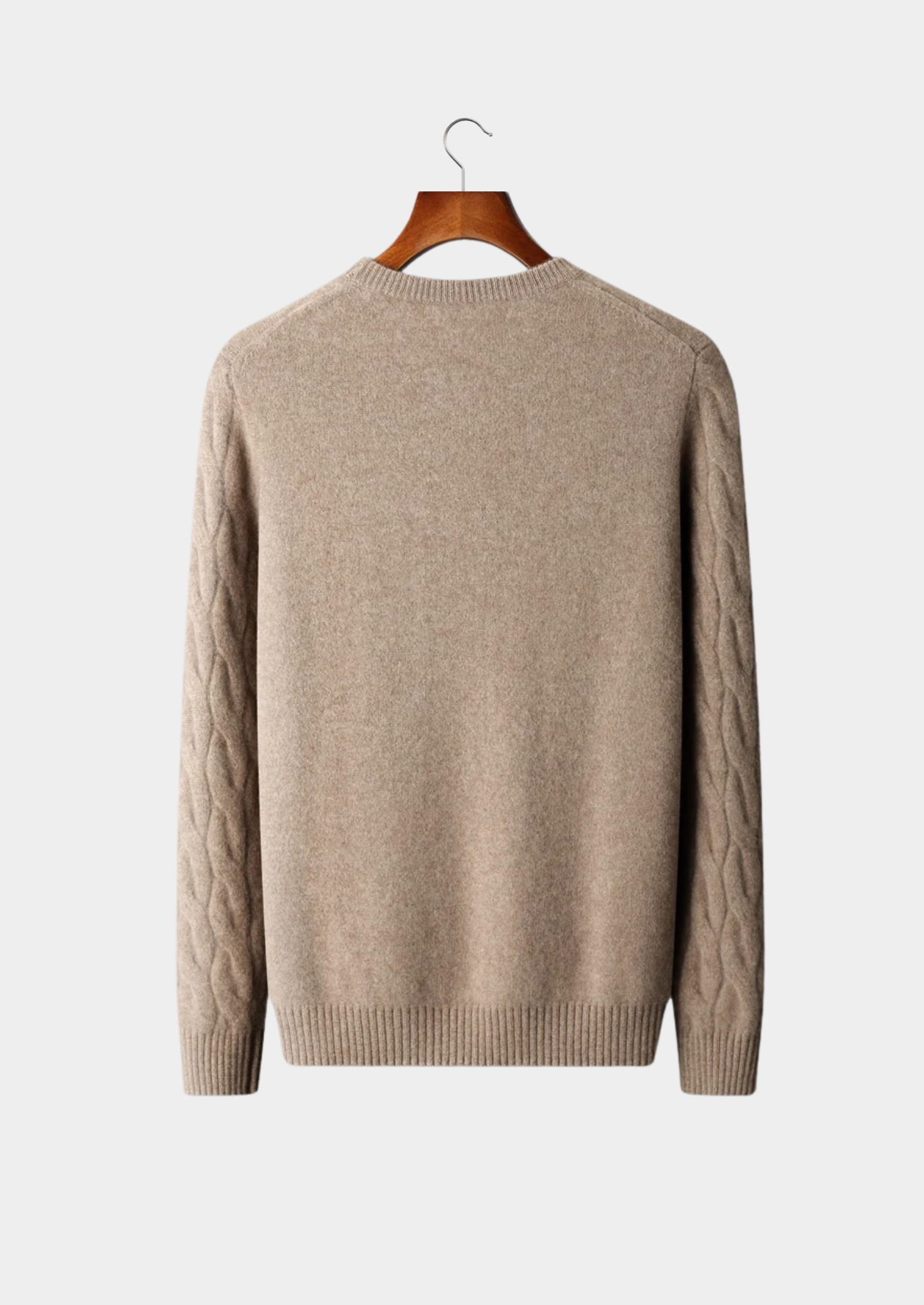 Wool Cable Crewneck