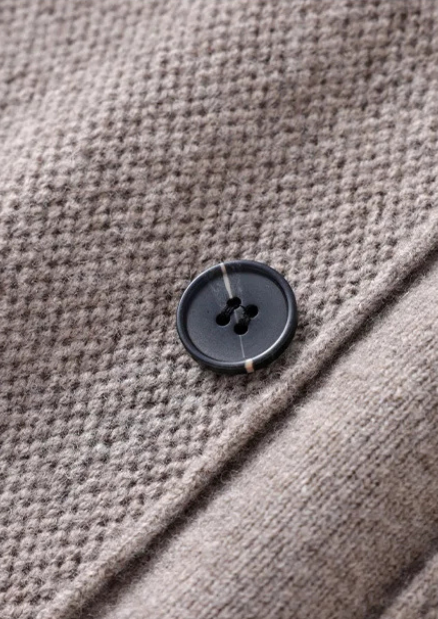 Cashmere Button Overshirt