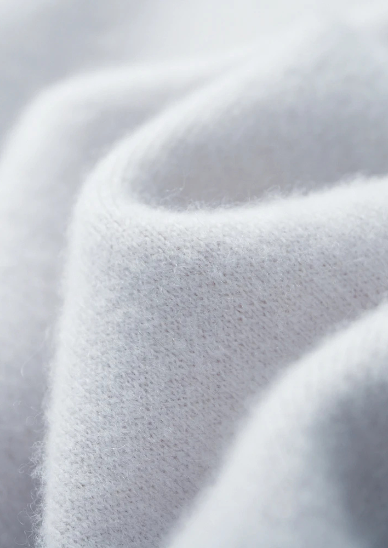 Cashmere Two Tone Zipper Hoodie