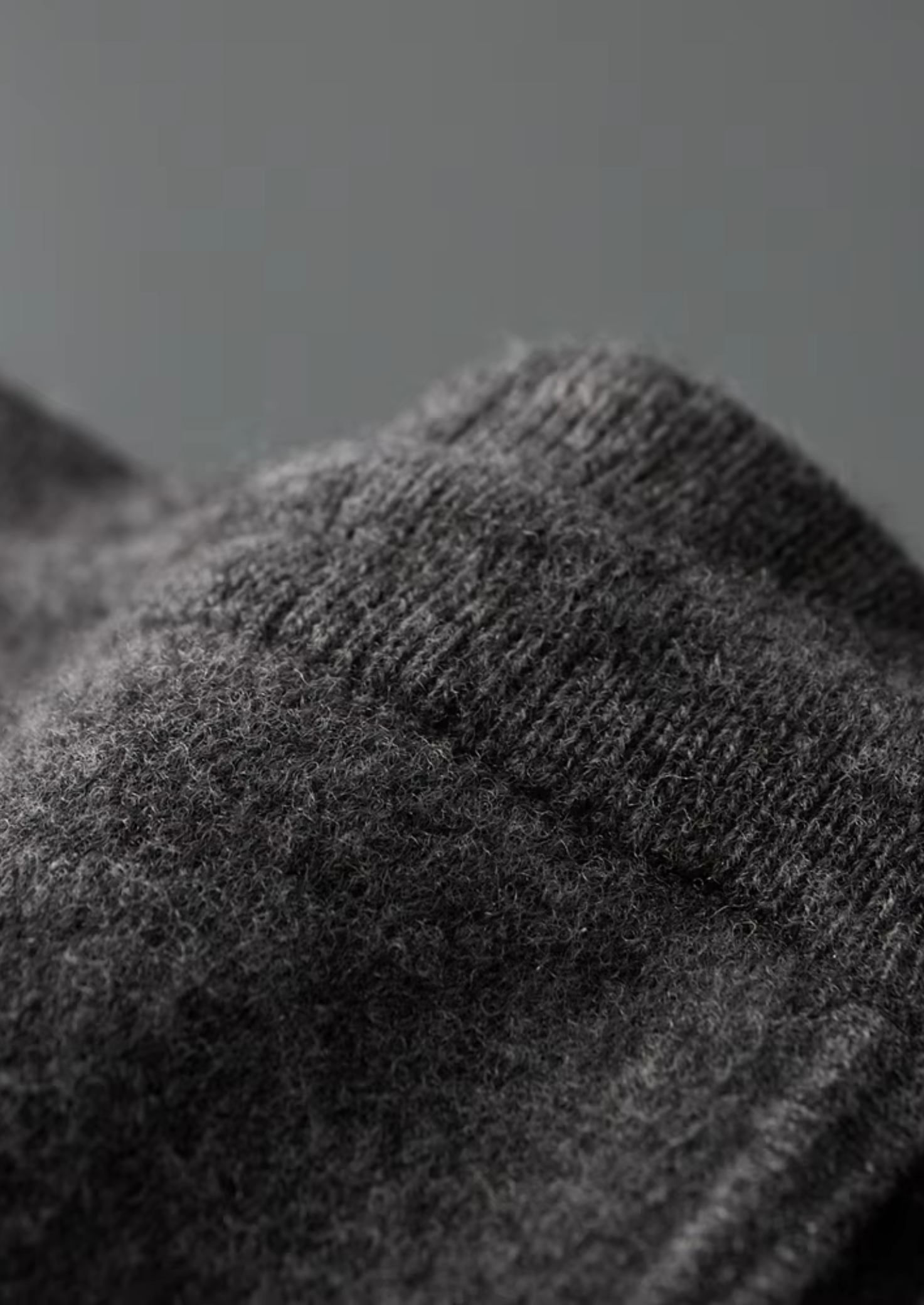 Cashmere Wide Leisure Trousers