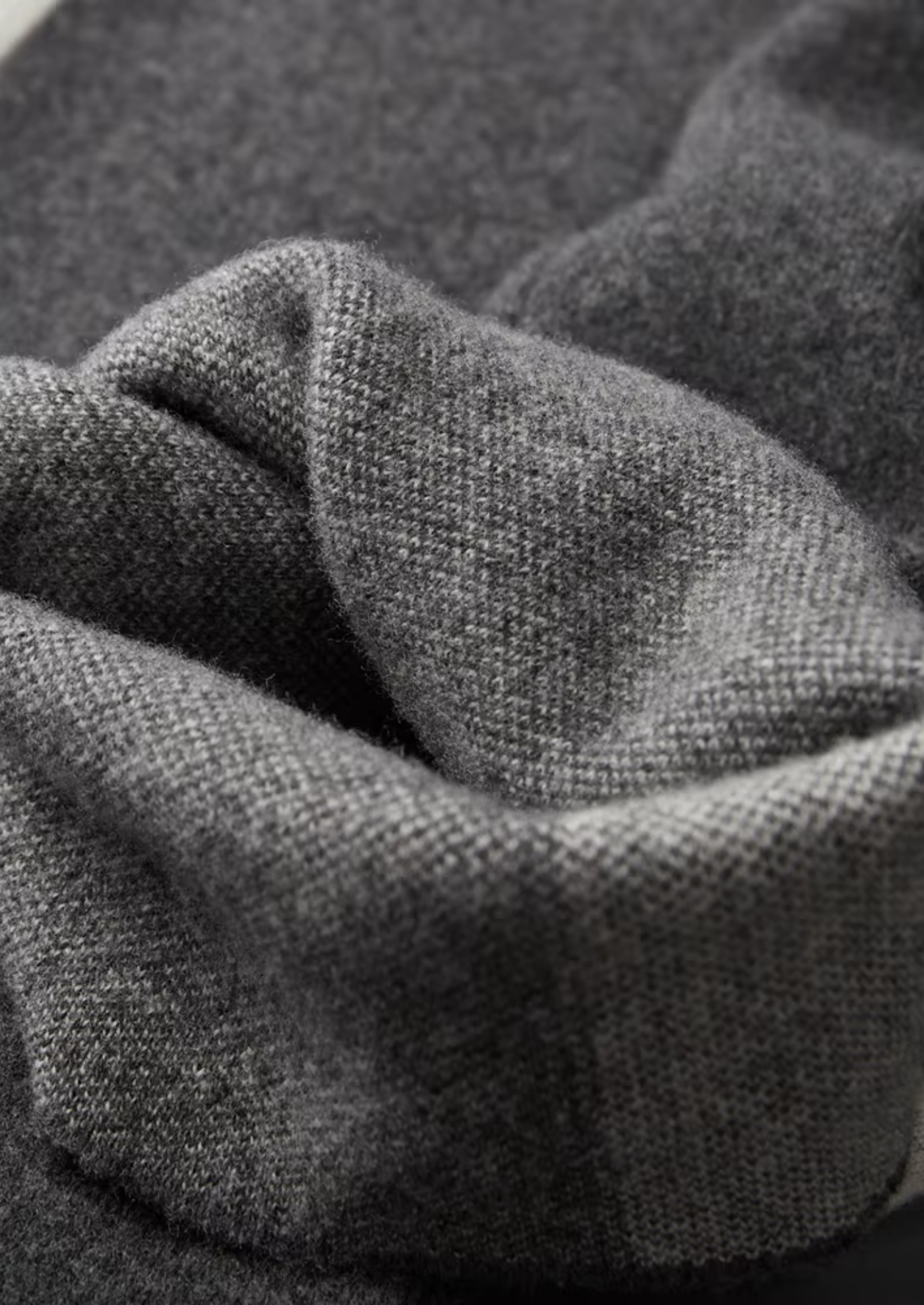 Cashmere Wide Leisure Trousers