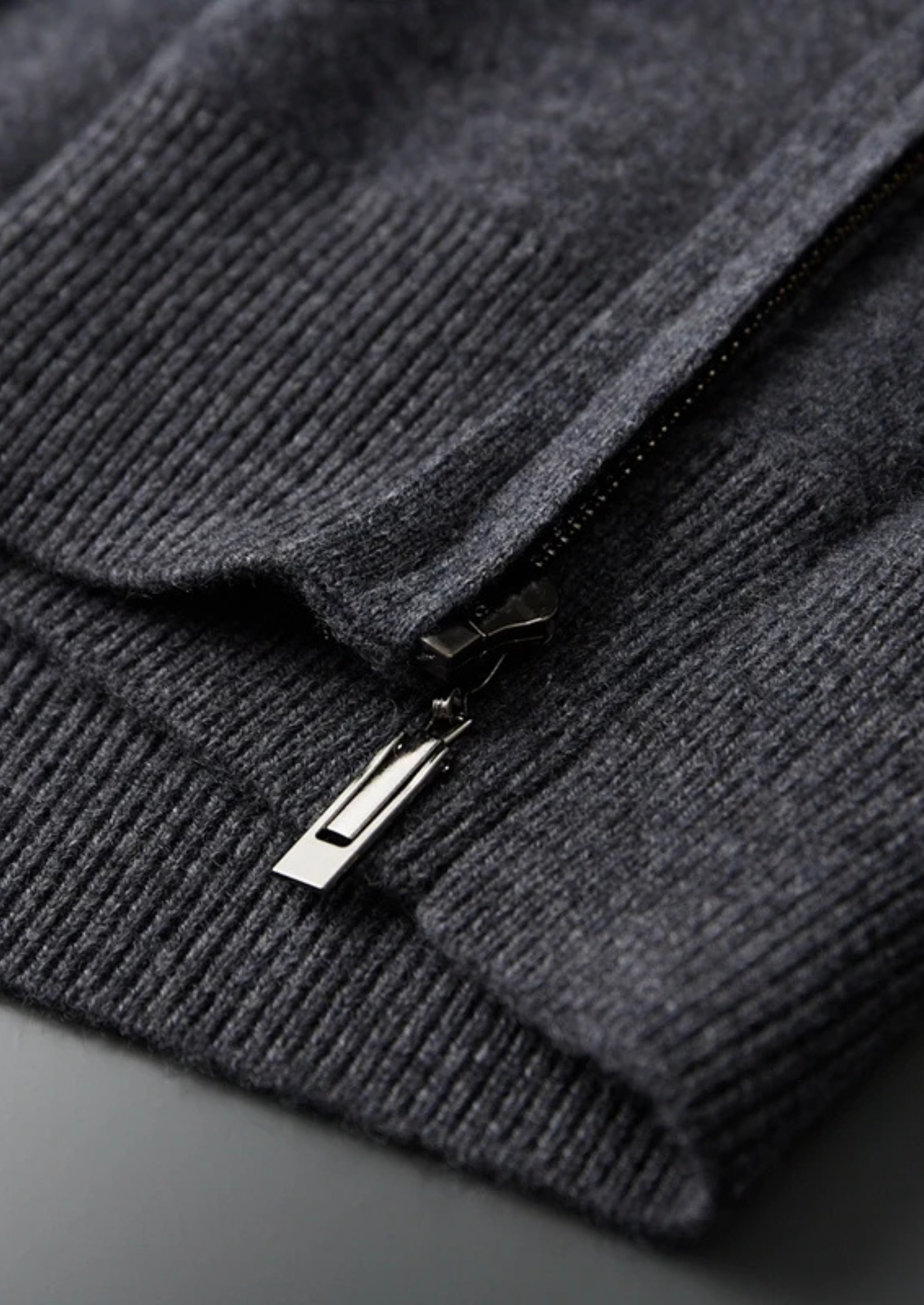 Cashmere Zipper Hoodie
