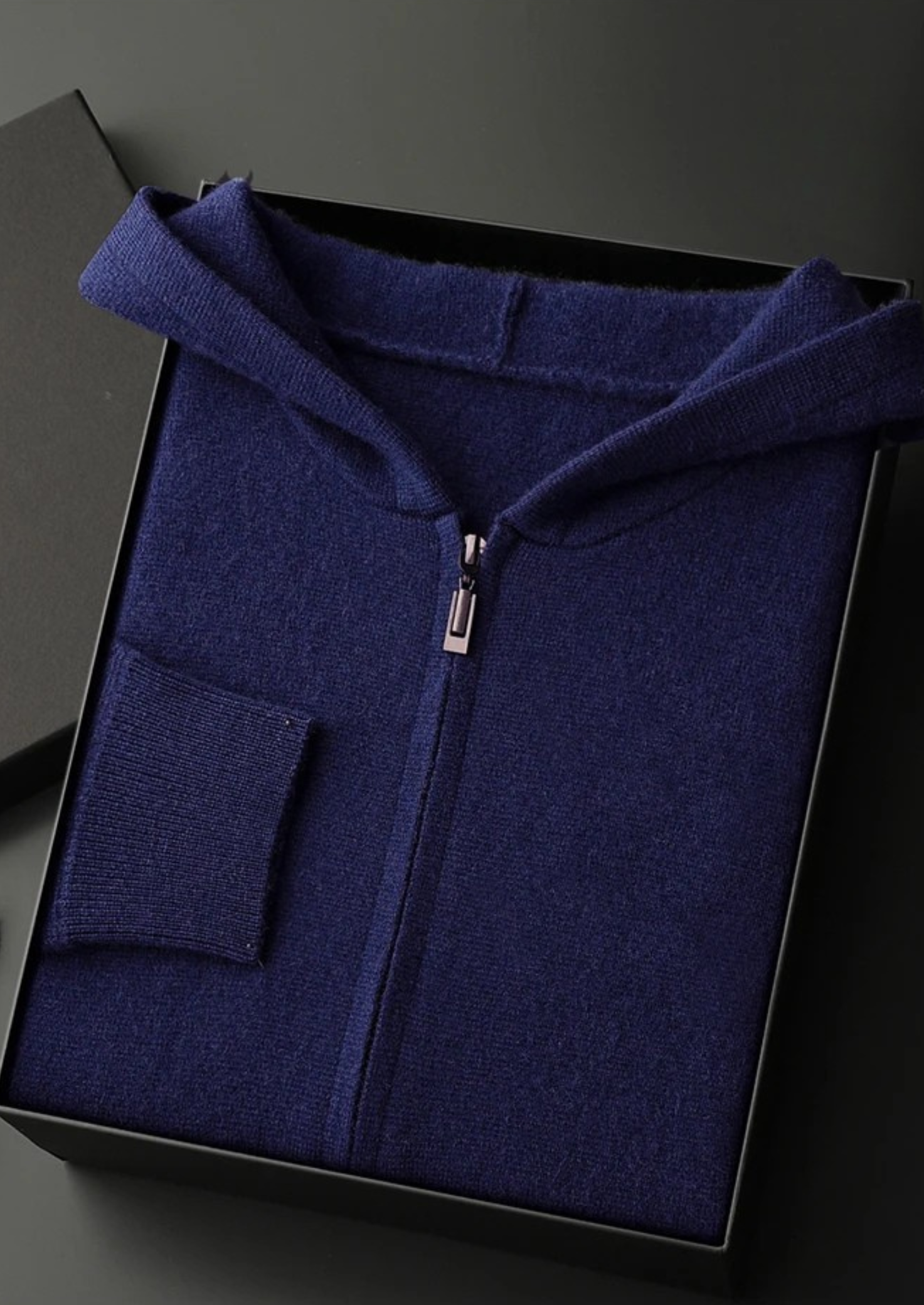 Cashmere Zipper Hoodie