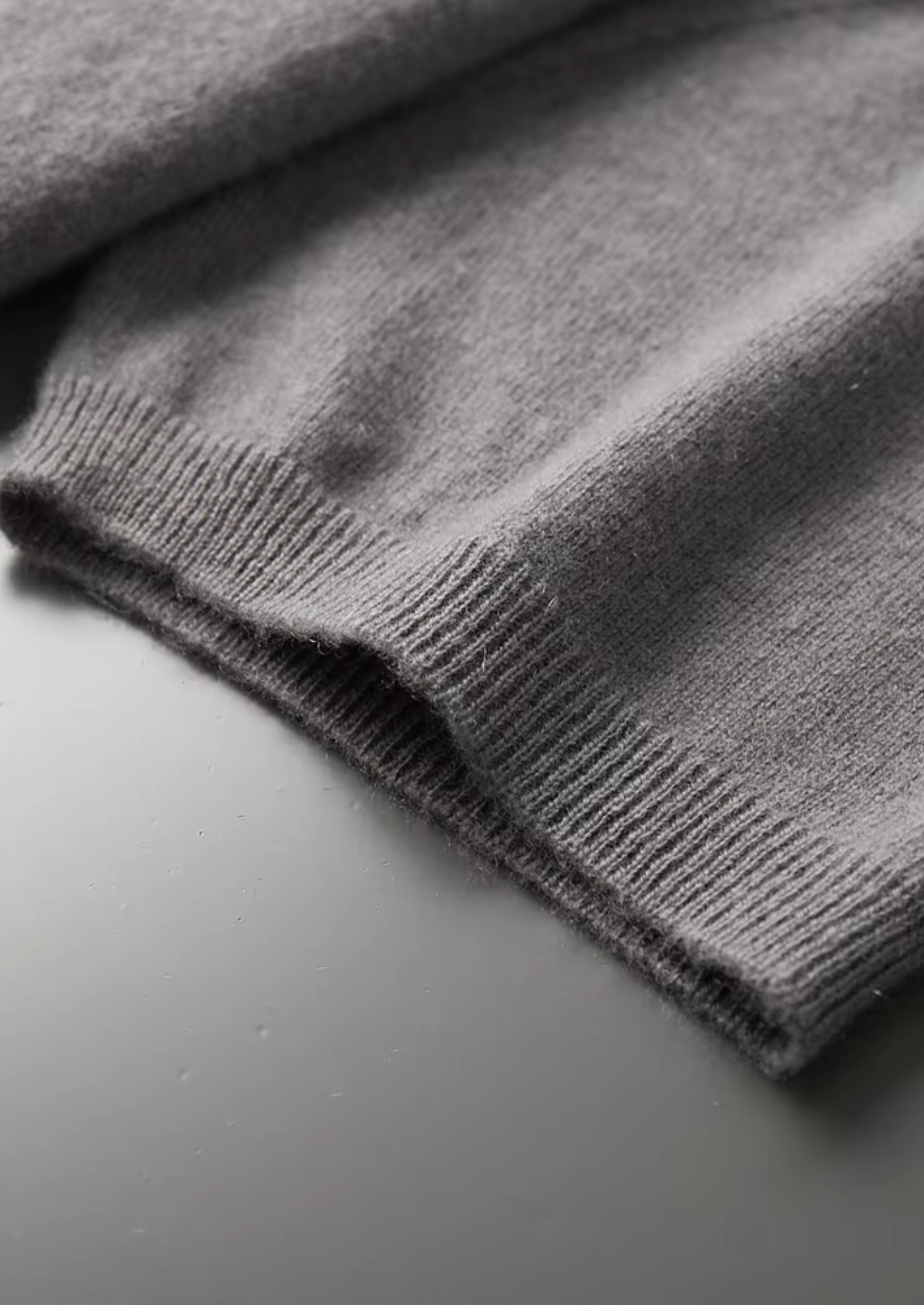Cashmere Mock Neck T-Shirt