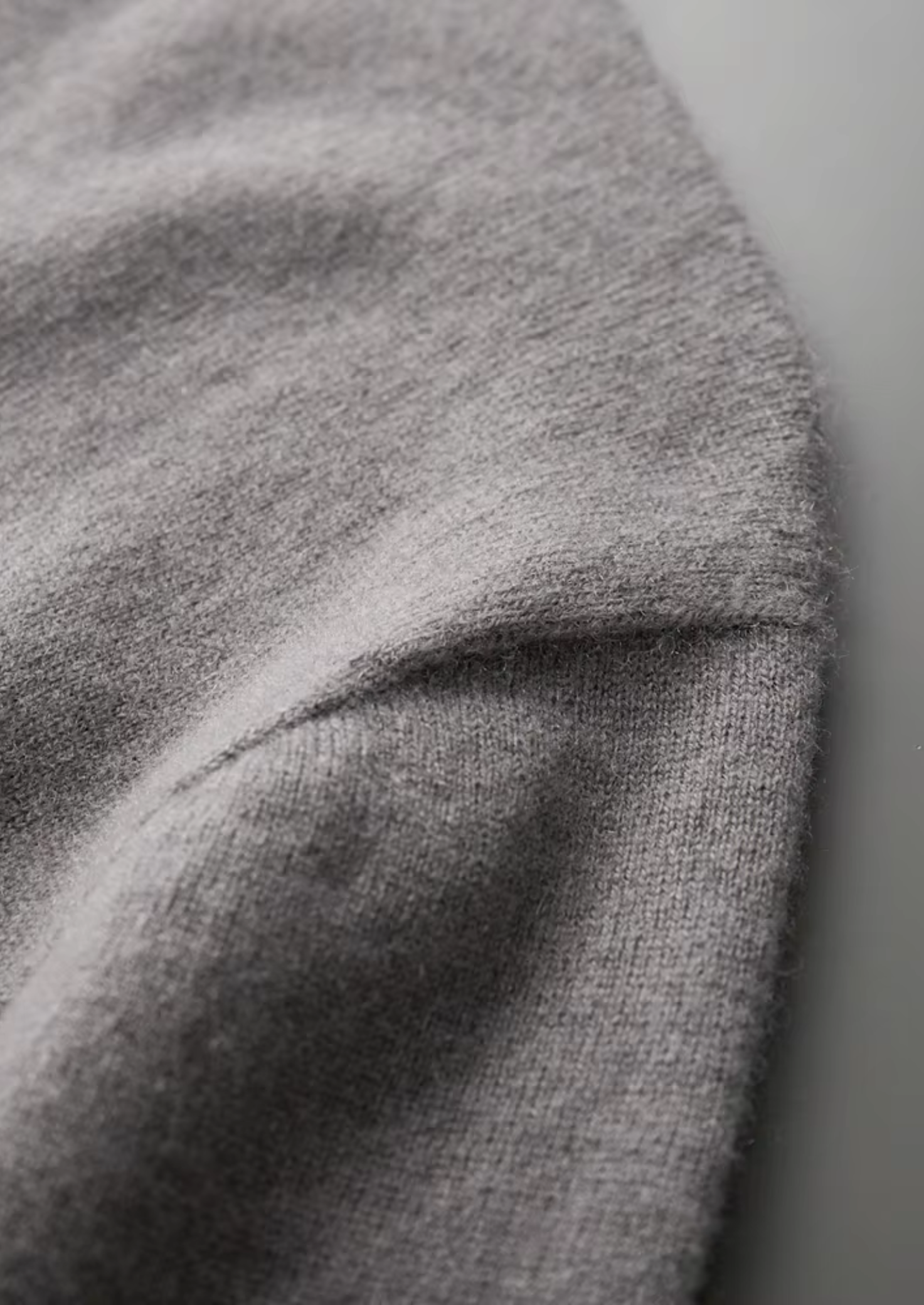 Cashmere Mock Neck T-Shirt