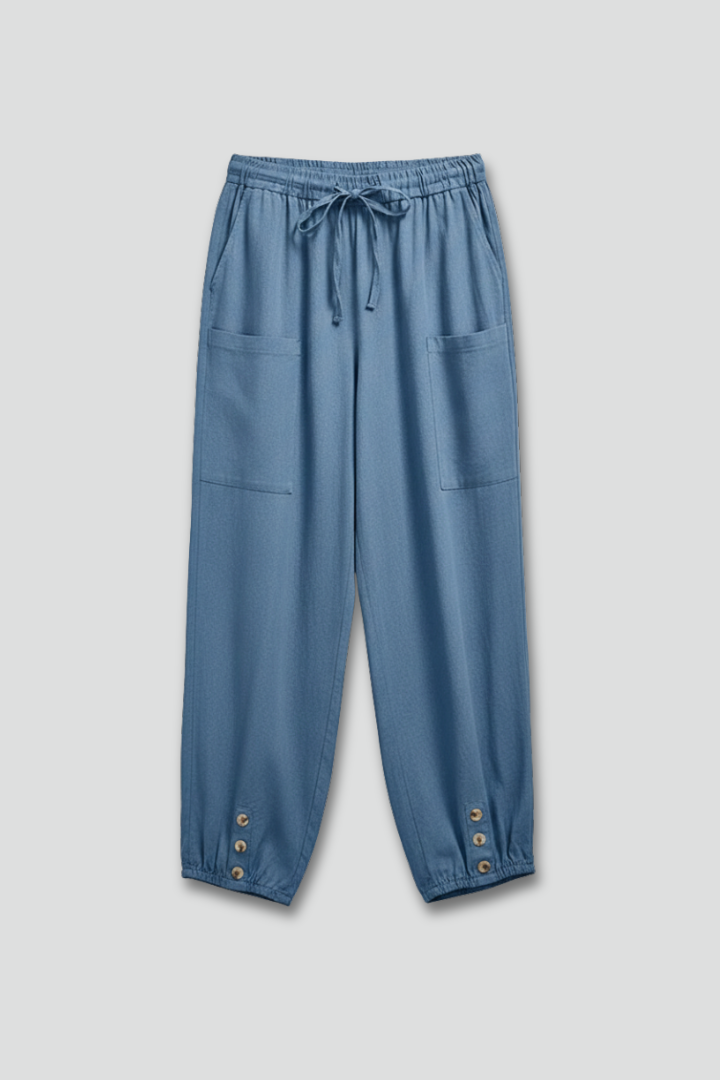 Anna | Women's Casual Trousers with Drawstring Waist