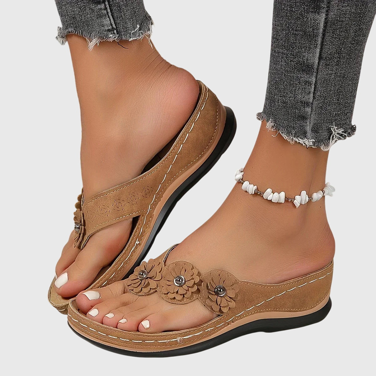 Aria | Women's Orthopedic Flip Flops with Arch Support