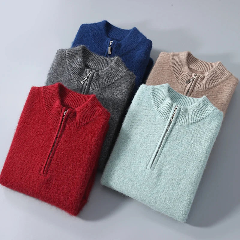 Cashmere Zip Up