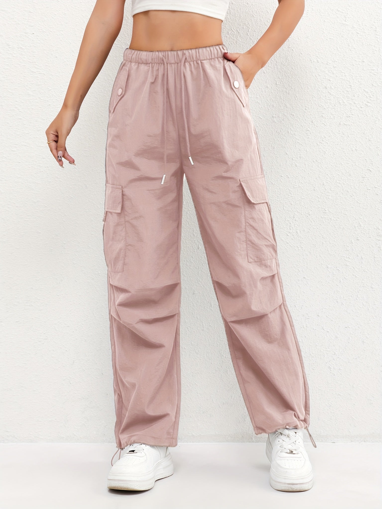 Brianna | Women's Cargo Pocket Drawstring Pants