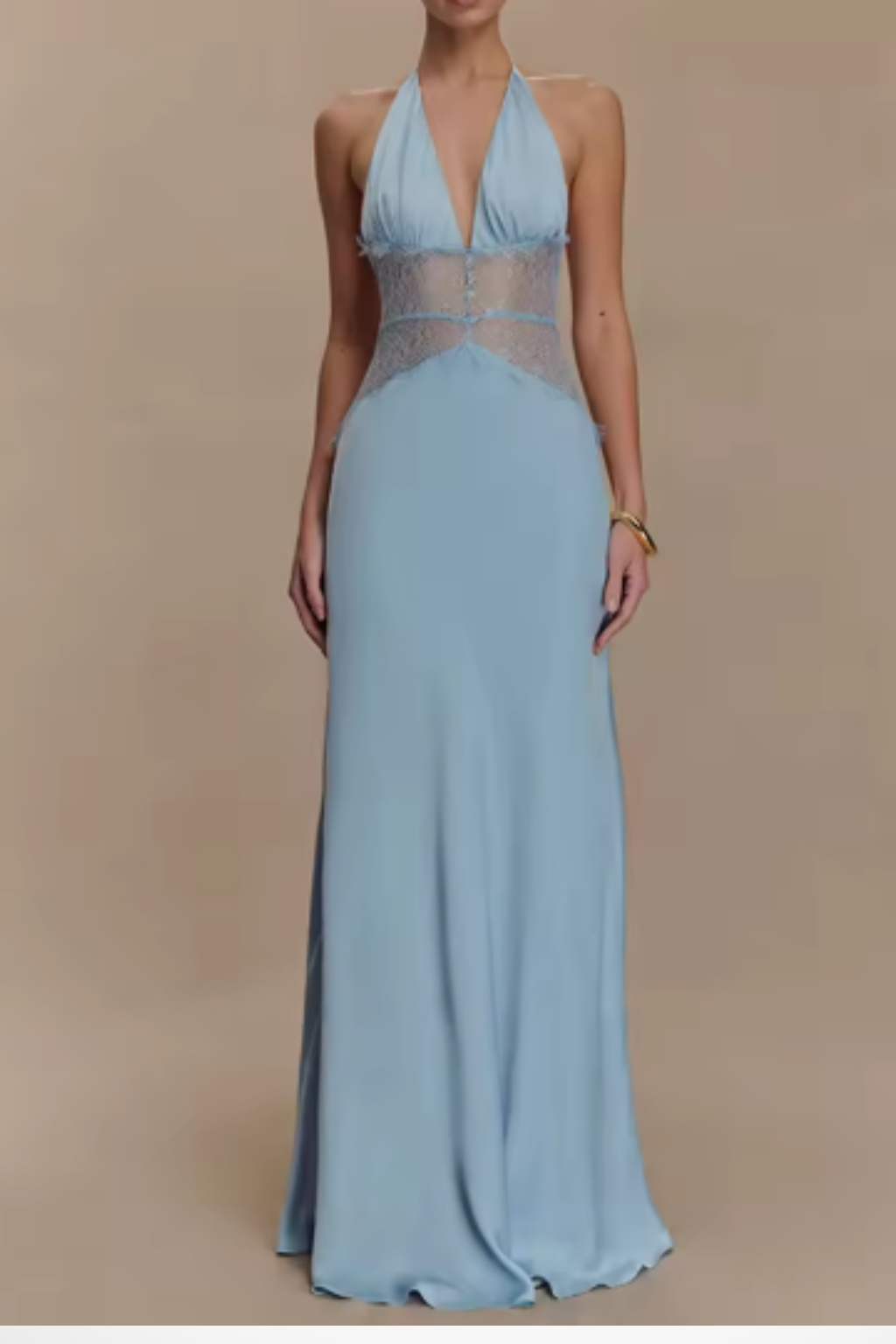 Kyla | Women's Backless Halter Maxi Dress