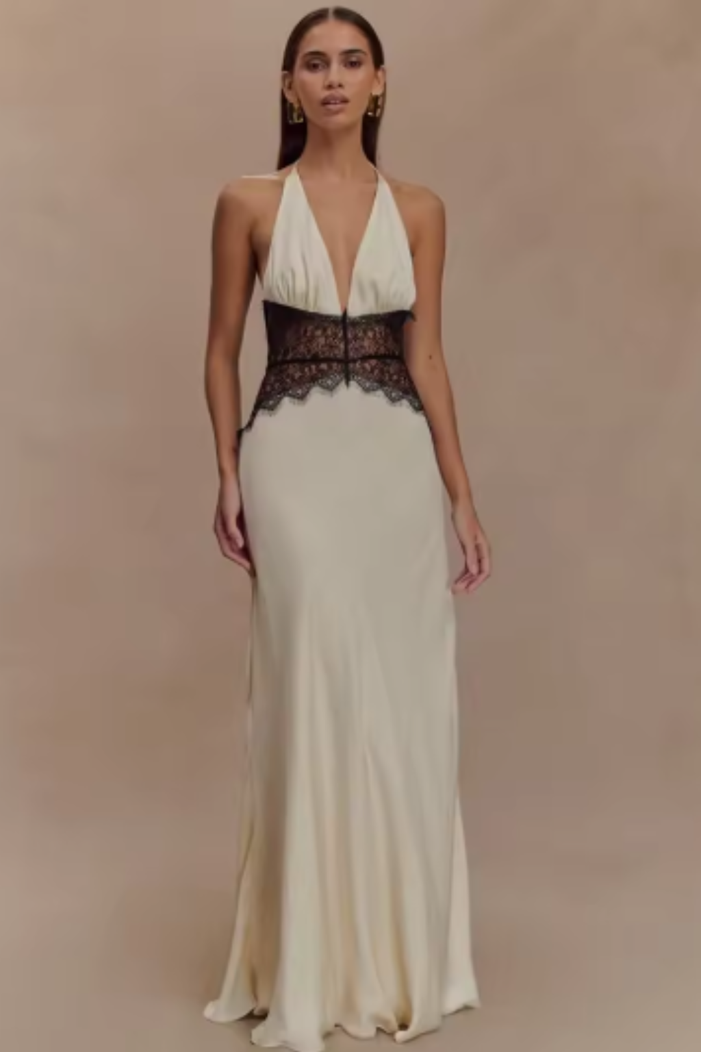 Kyla | Women's Backless Halter Maxi Dress