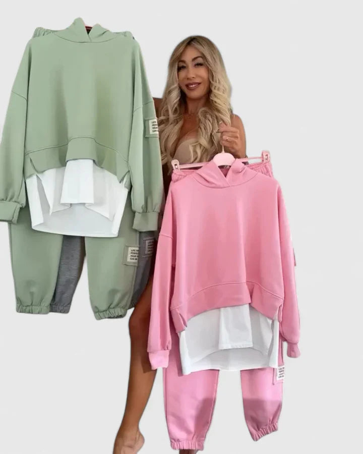 Kendra | Women's Loungewear Color-Block Set