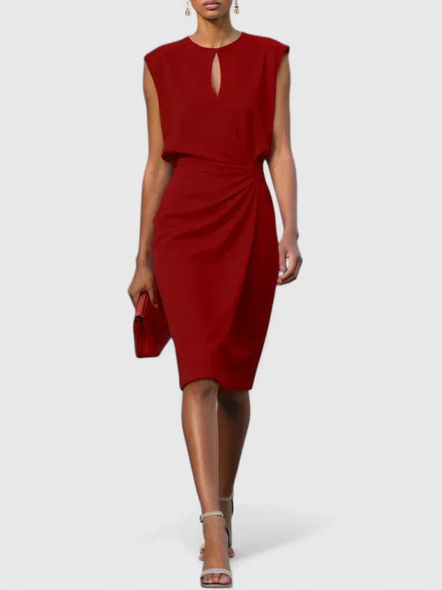 Sharon | Women's Midi Dress with Sleek Cut for Events