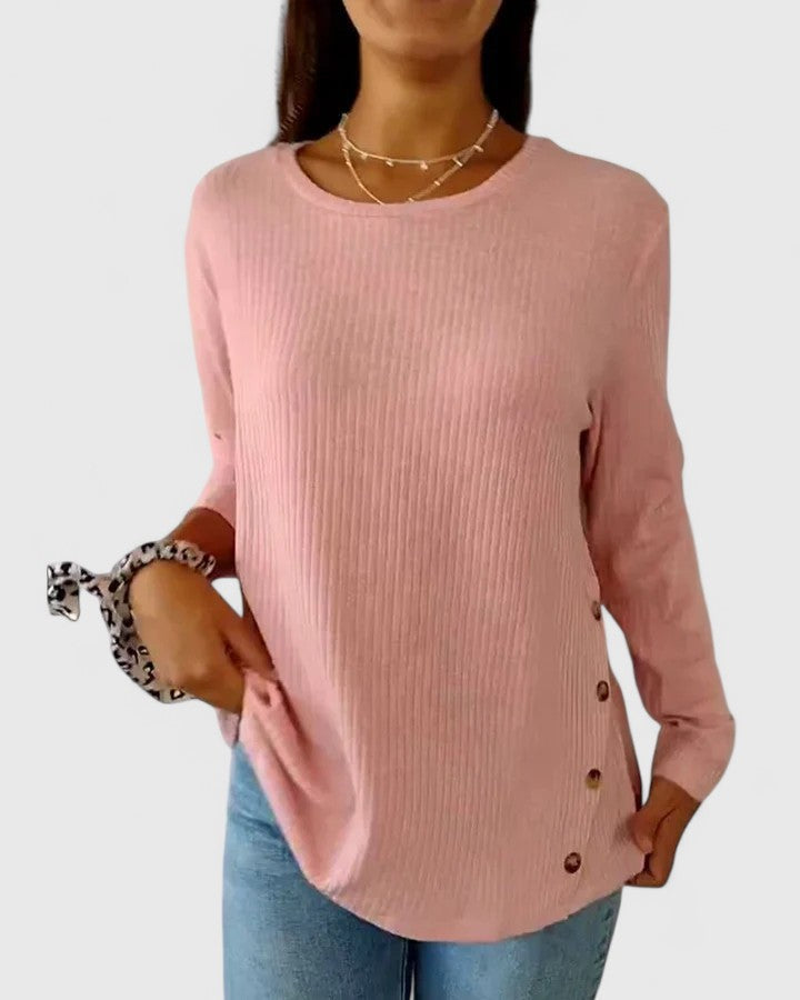 Megan | Women's Relaxed Fit Crew Neck Top
