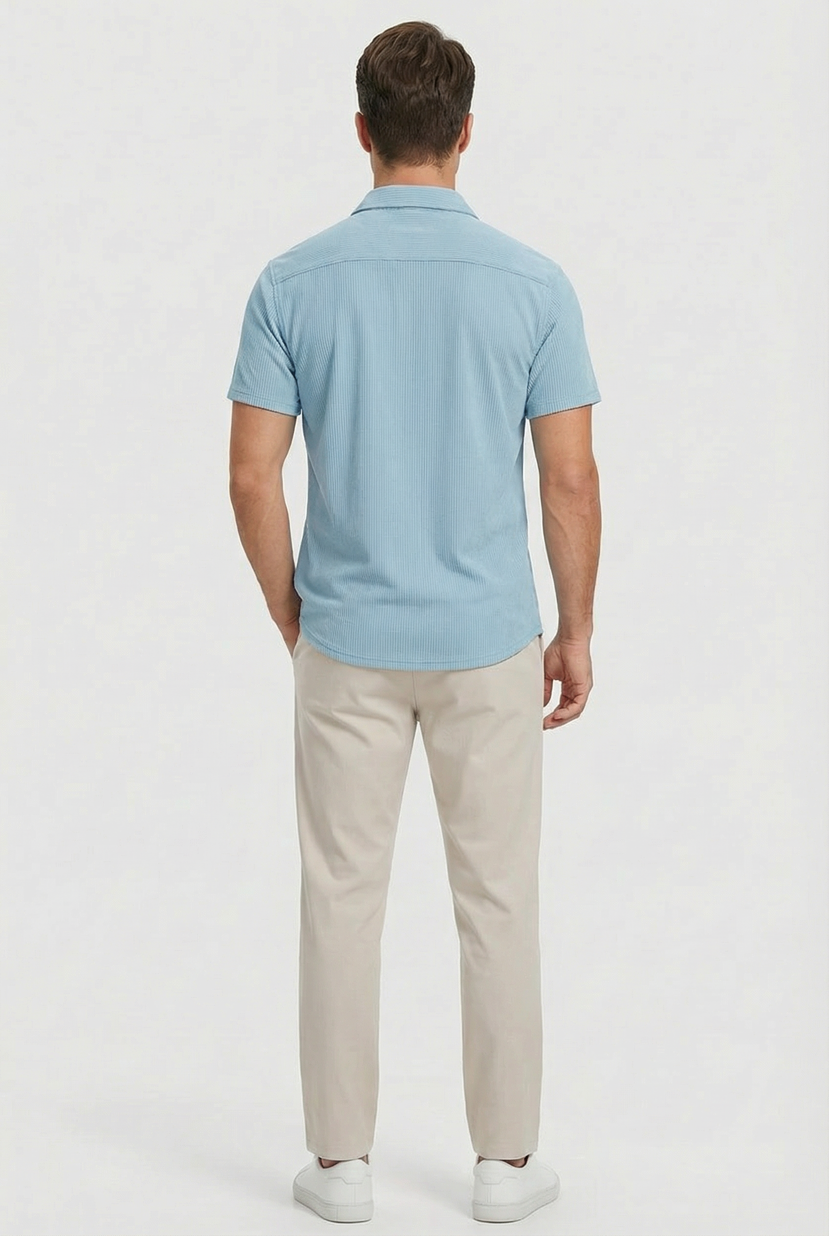 Austin | Men's Lightweight Striped Short Sleeve Shirt