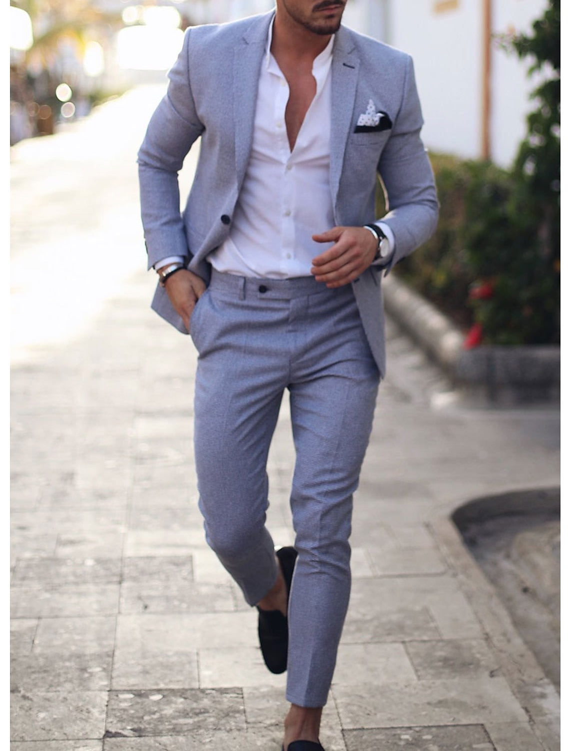 Edward | Men's Linen Tailored Fit Suit Set