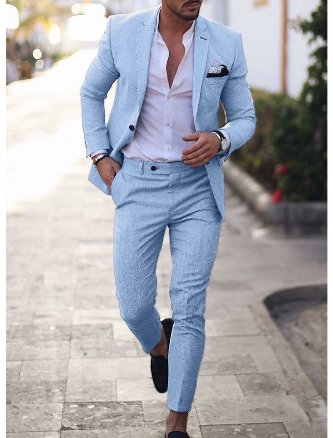 Edward | Men's Linen Tailored Fit Suit Set