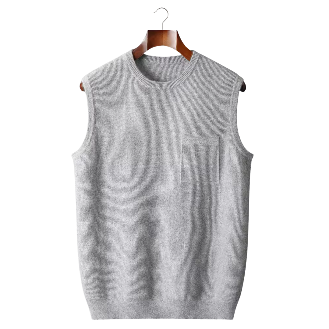 Cashmere Crewneck Vest