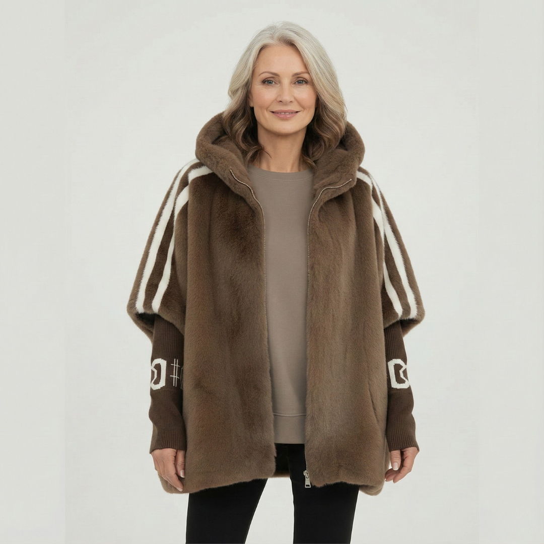 Brielle - Hooded Faux Fur Jacket