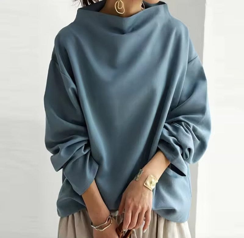 Rachel | Women's High Neck Relaxed Top