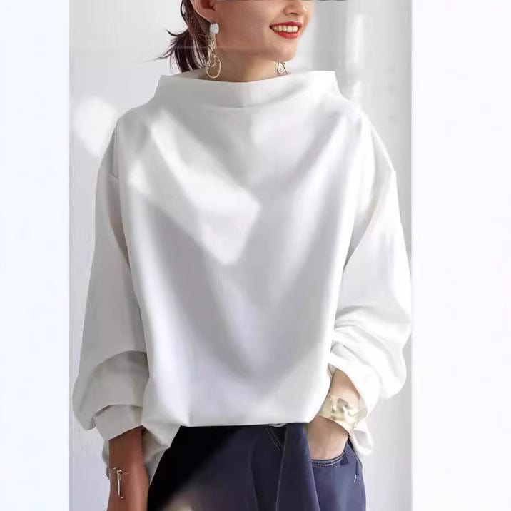 Rachel | Women's High Neck Relaxed Top