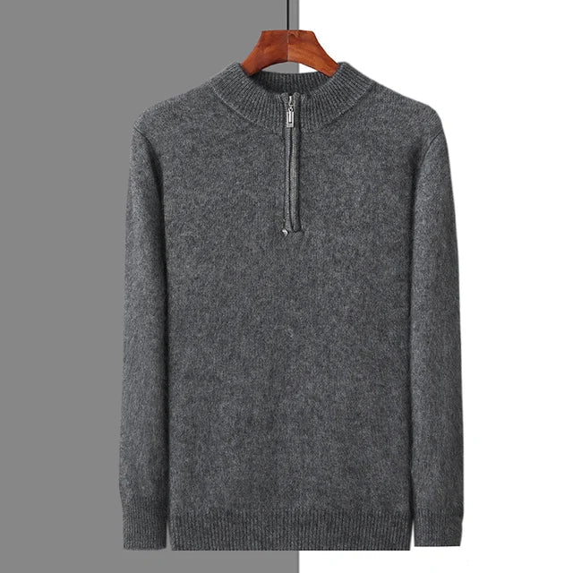 Cashmere Zip Up
