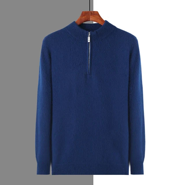 Cashmere Zip Up