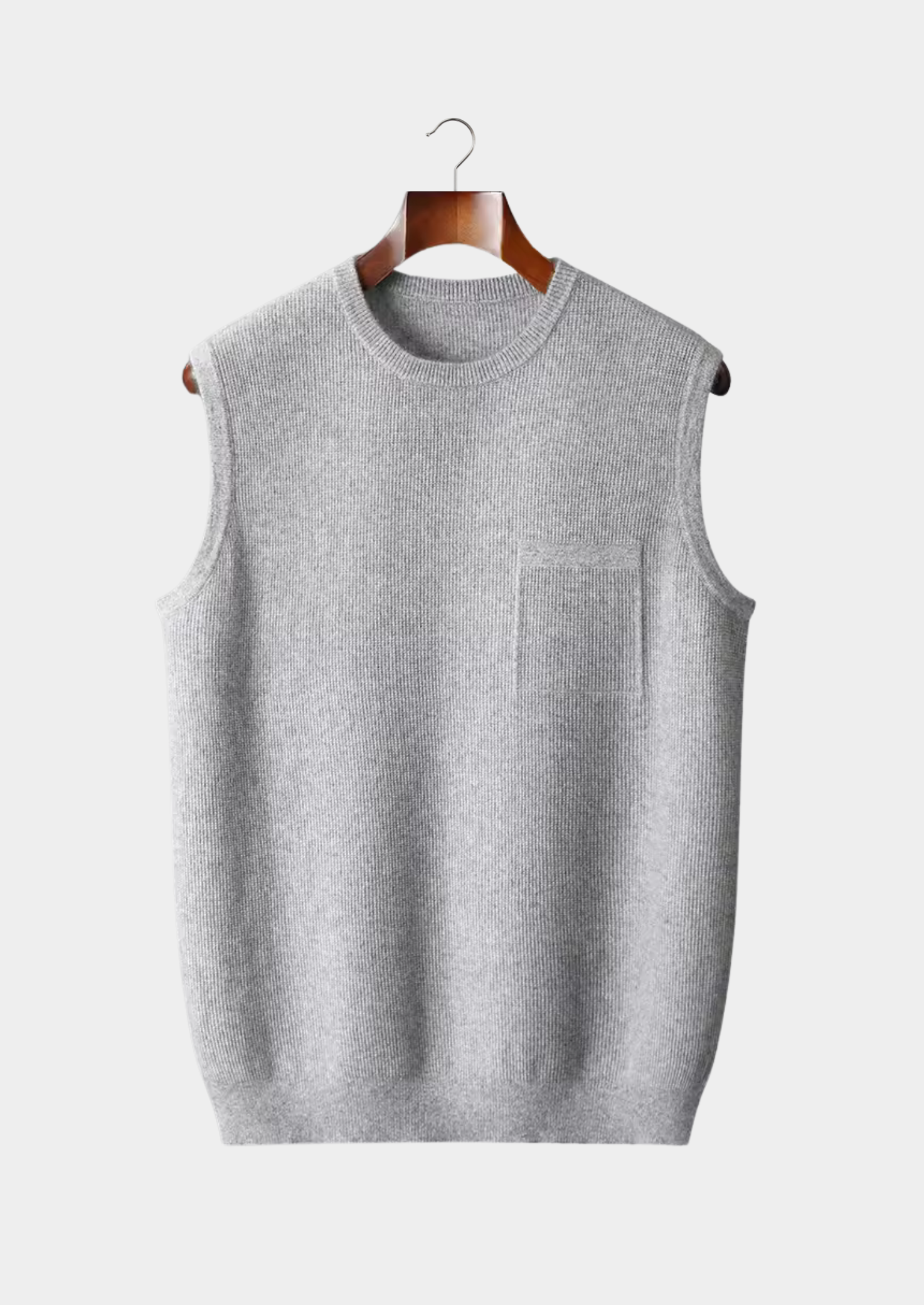 Cashmere Crewneck Vest