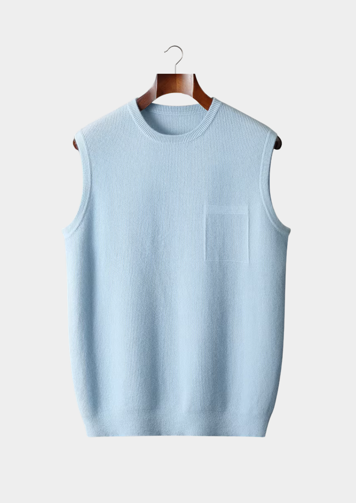 Cashmere Crewneck Vest