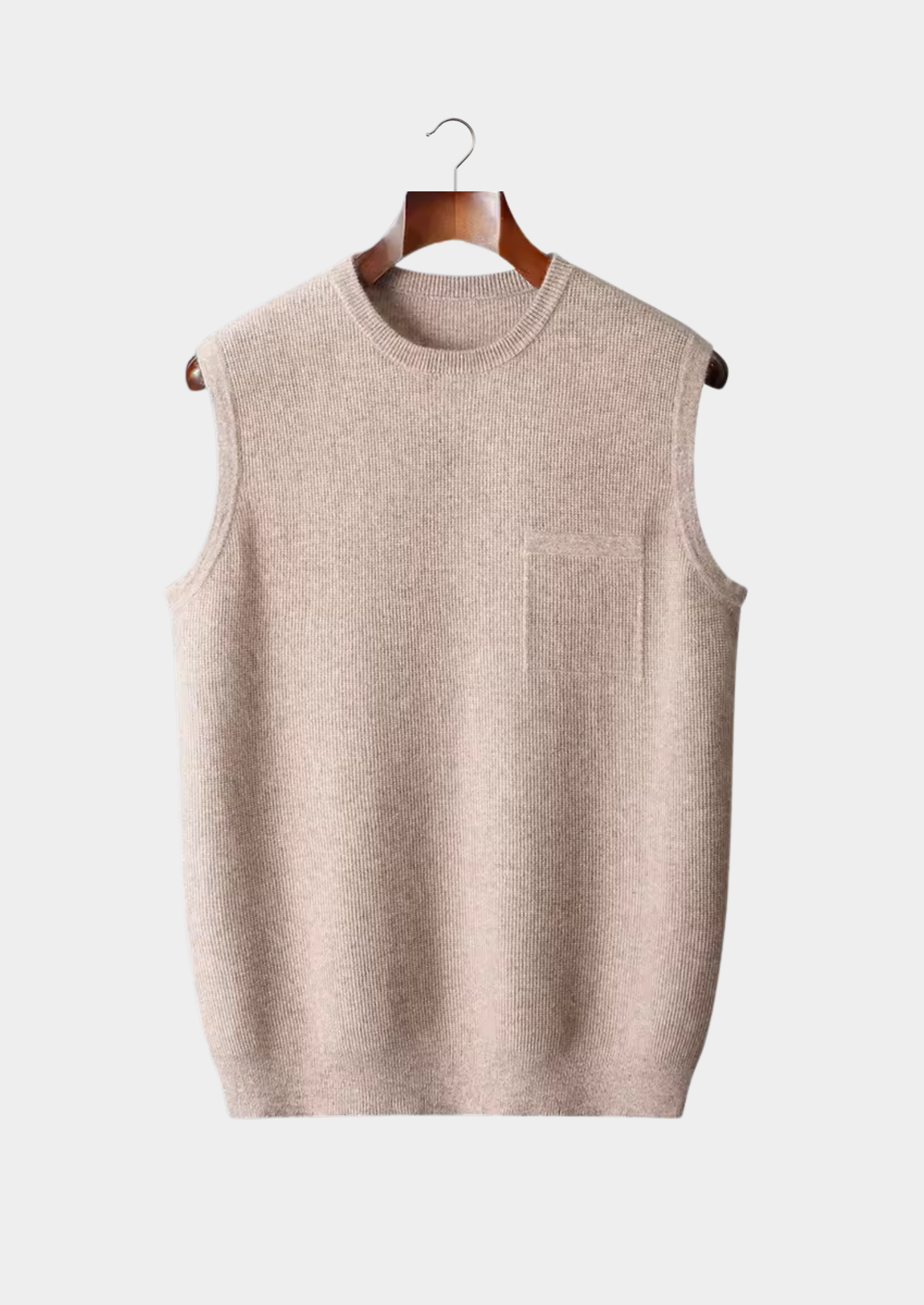 Cashmere Crewneck Vest
