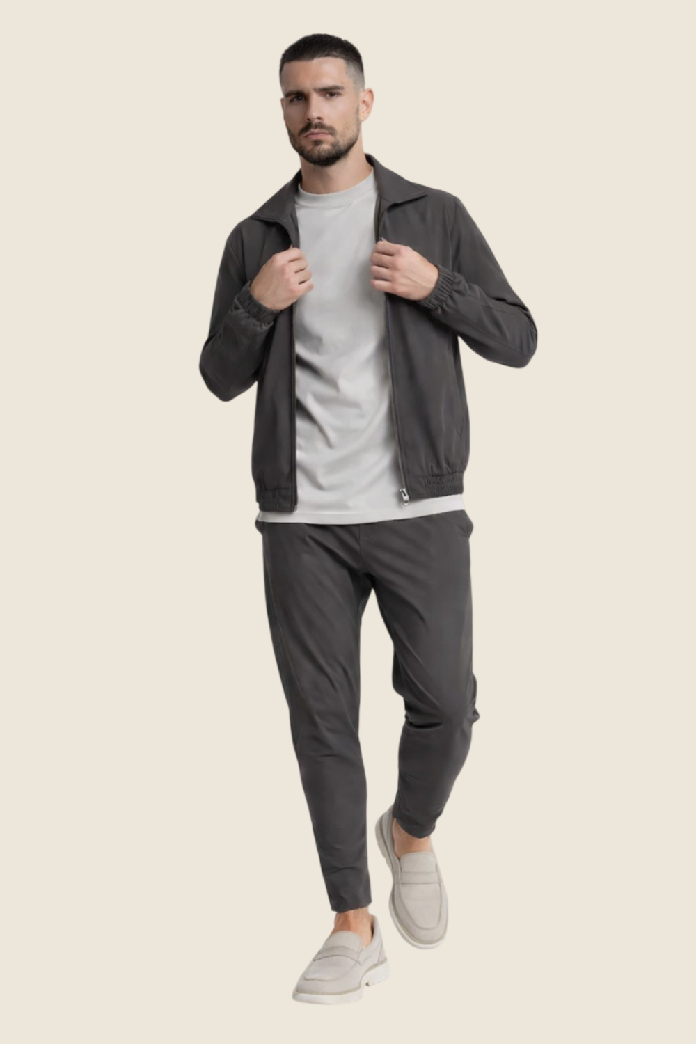 Vienna Tech Suit - Stone Grey