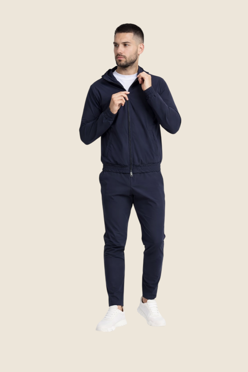 Hooded Lucerne Tech Set - Midnight Blue