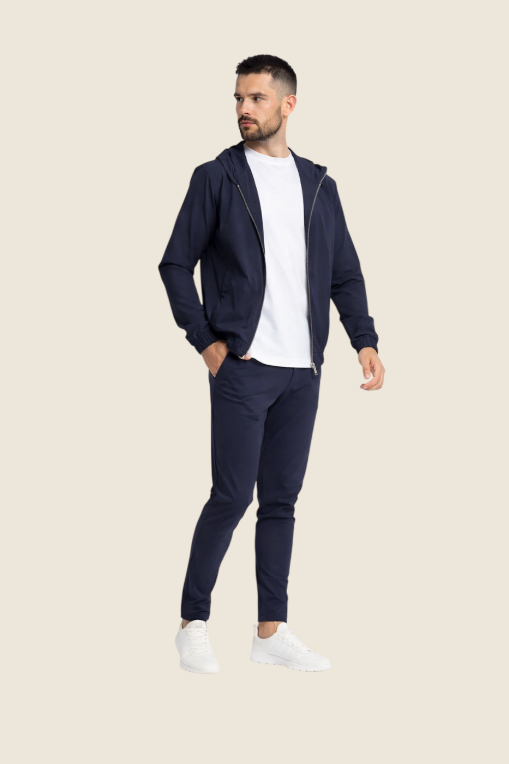 Hooded Lucerne Tech Set - Midnight Blue