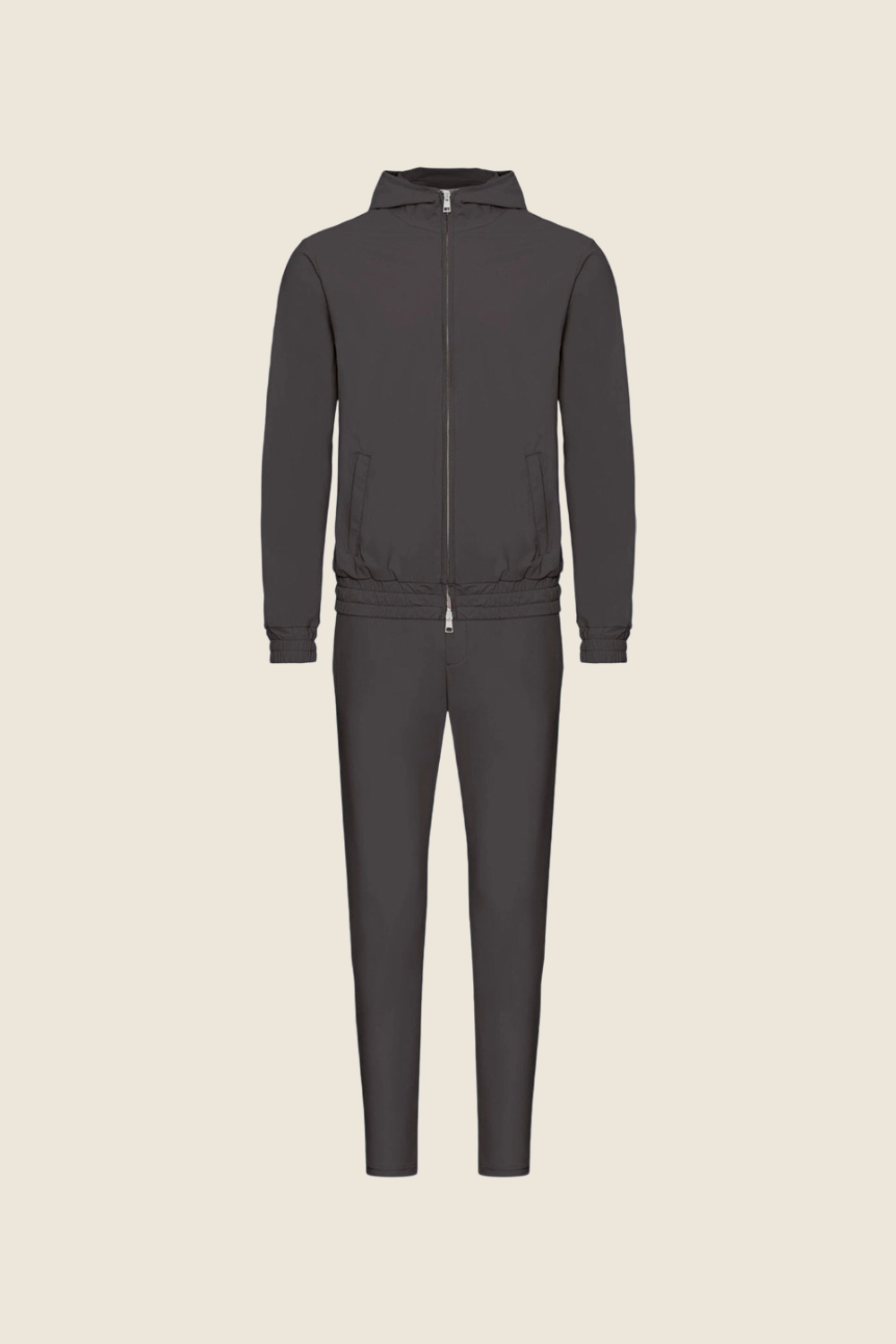 Hooded Lucerne Tech Set - Dark Grey