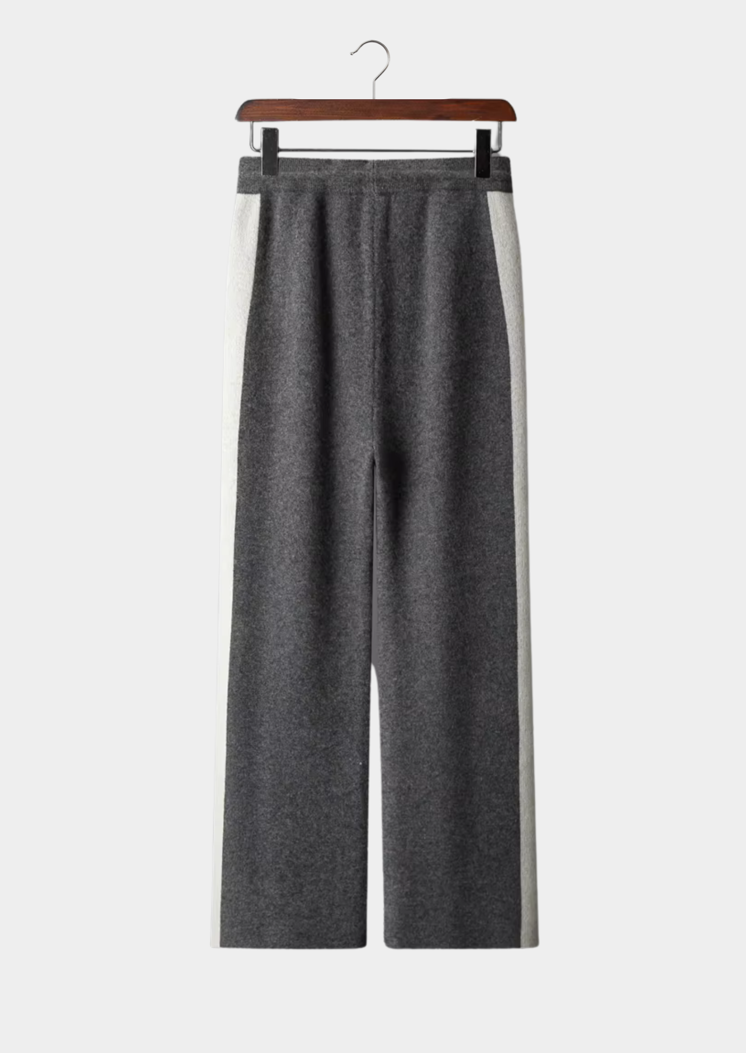 Cashmere Wide Leisure Trousers