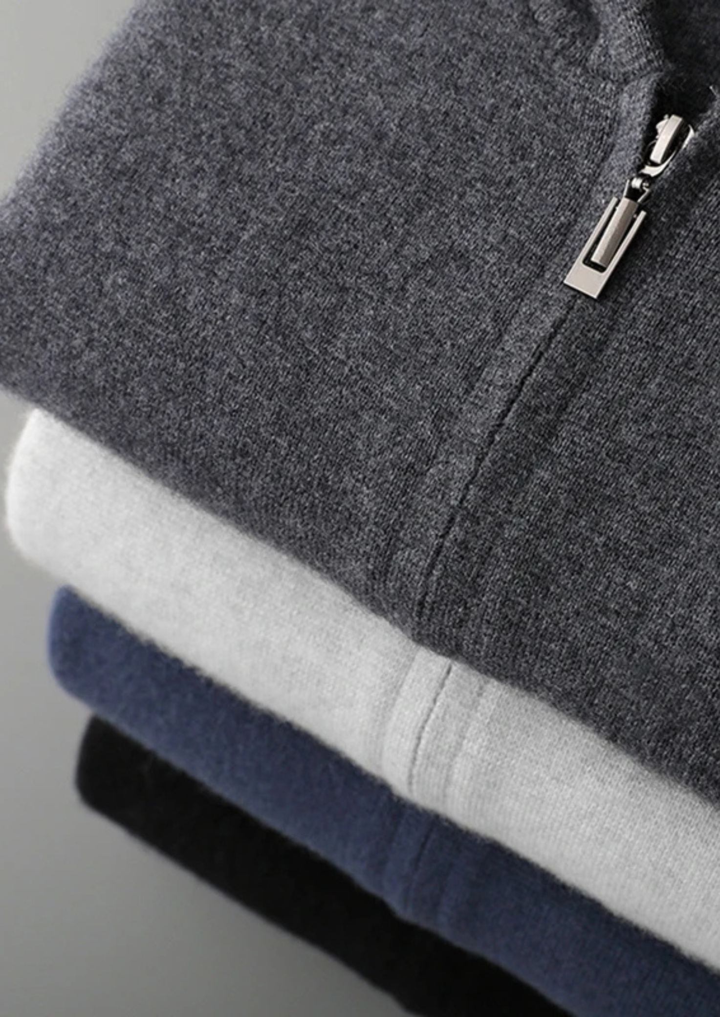 Cashmere Zipper Hoodie