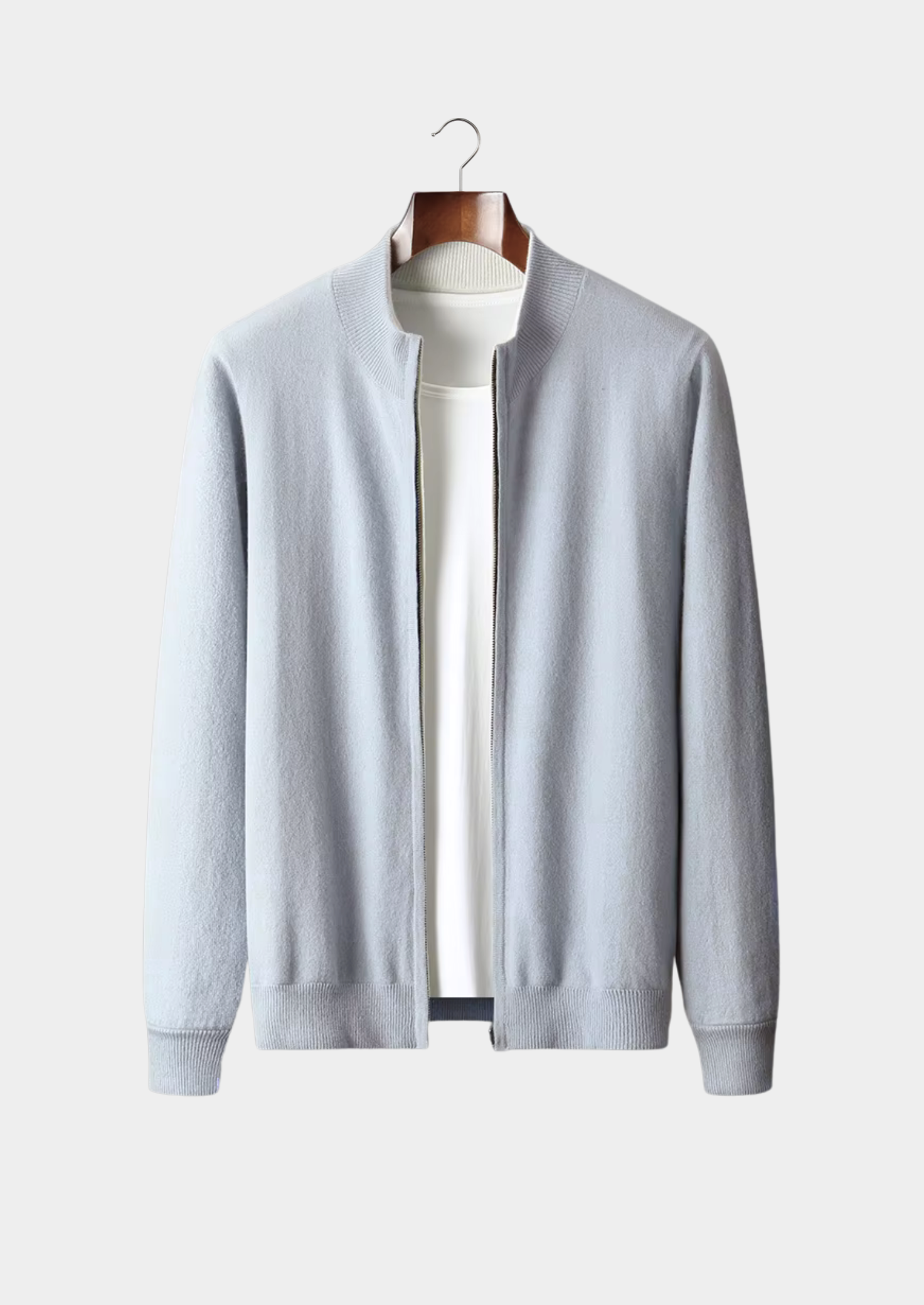 Wool Zip-Cardigan