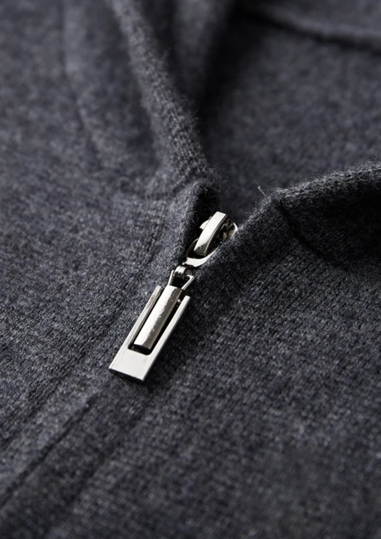 Cashmere Zipper Hoodie