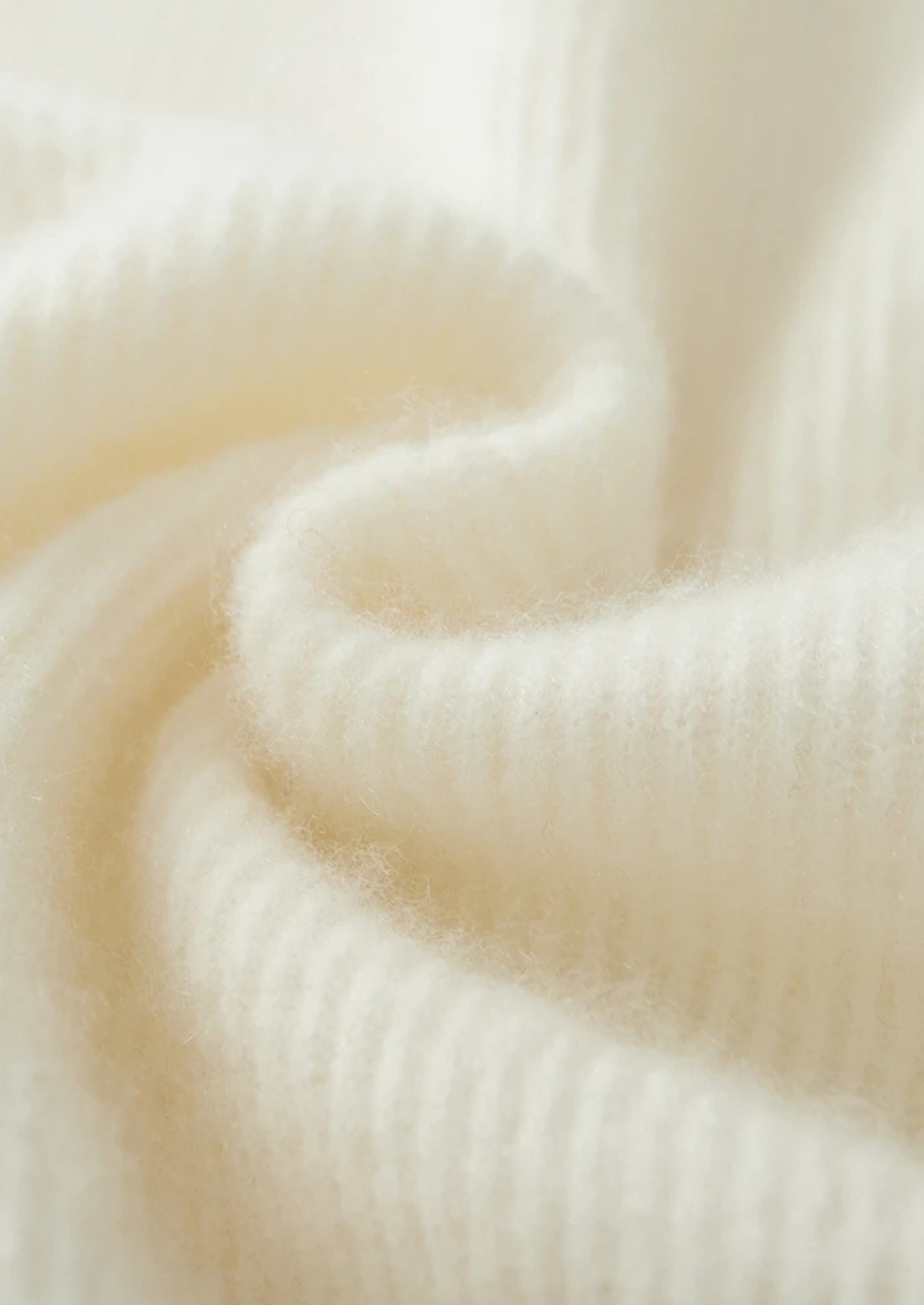 Wool Ribbed Zipper Cardigan