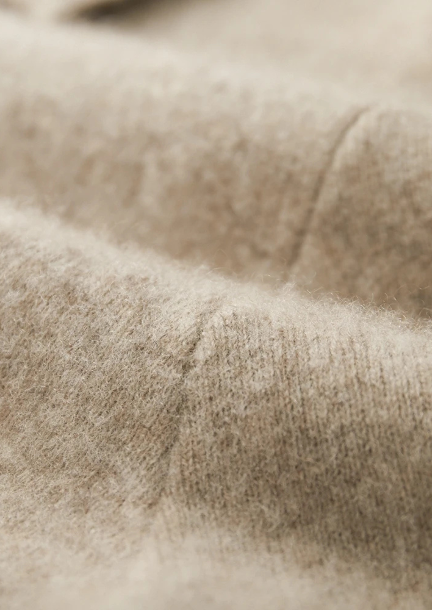 Cashmere Zip Polo Cardigan