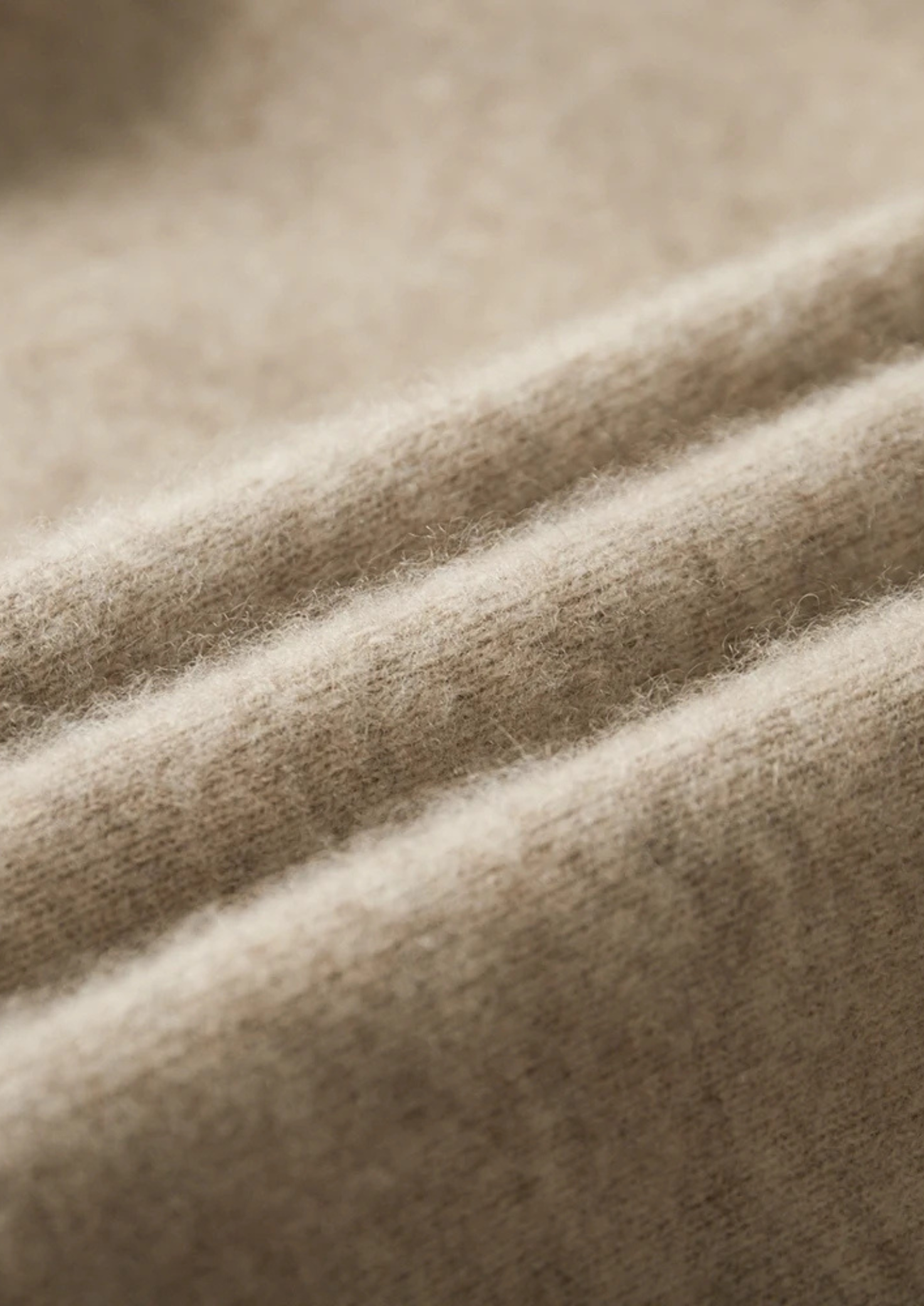 Cashmere Zip Polo Cardigan