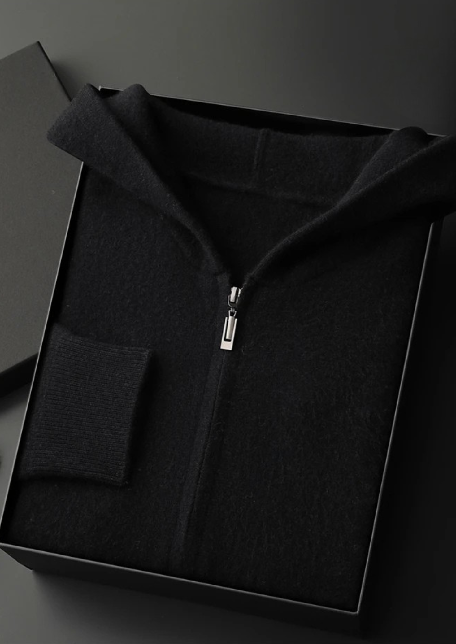 Cashmere Zipper Hoodie
