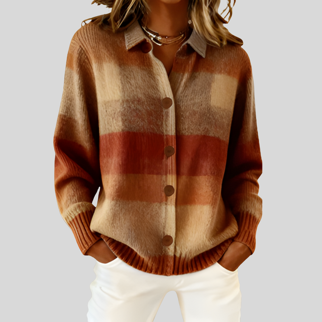 Sadie™ | Classic Tartan Cardigan