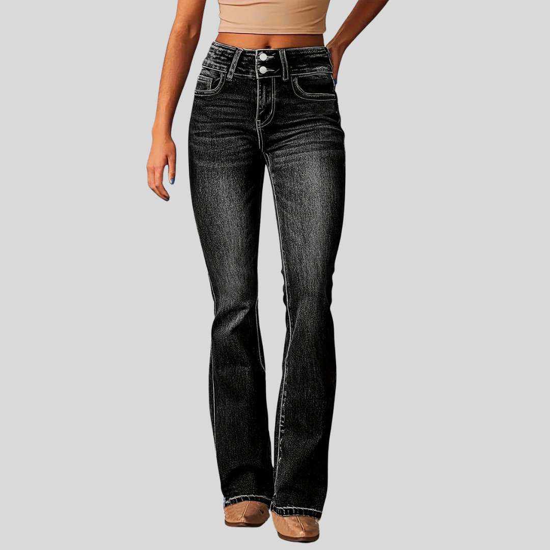 Aya™ - High-Waisted Flared Jeans