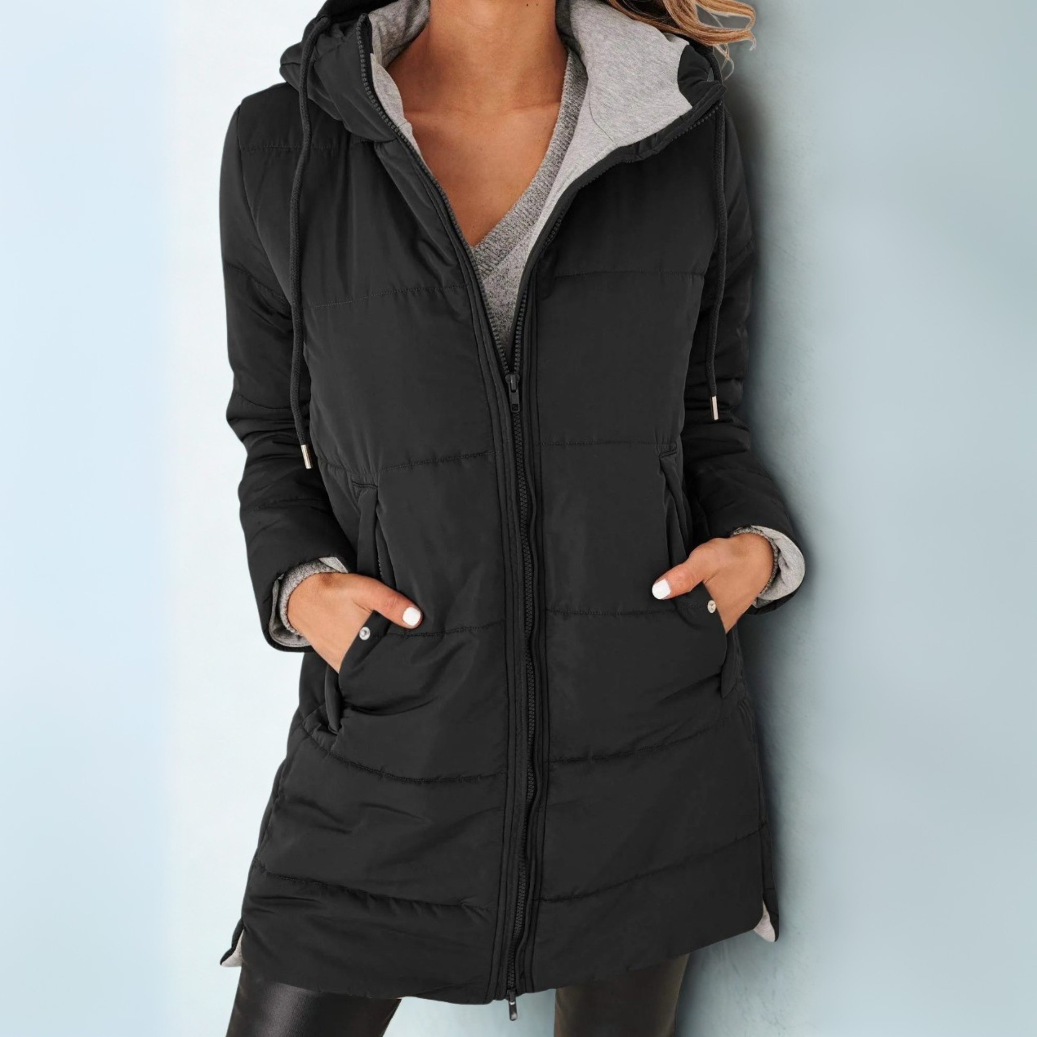 Ainsley - Casual Hooded Puffer Down Jacket