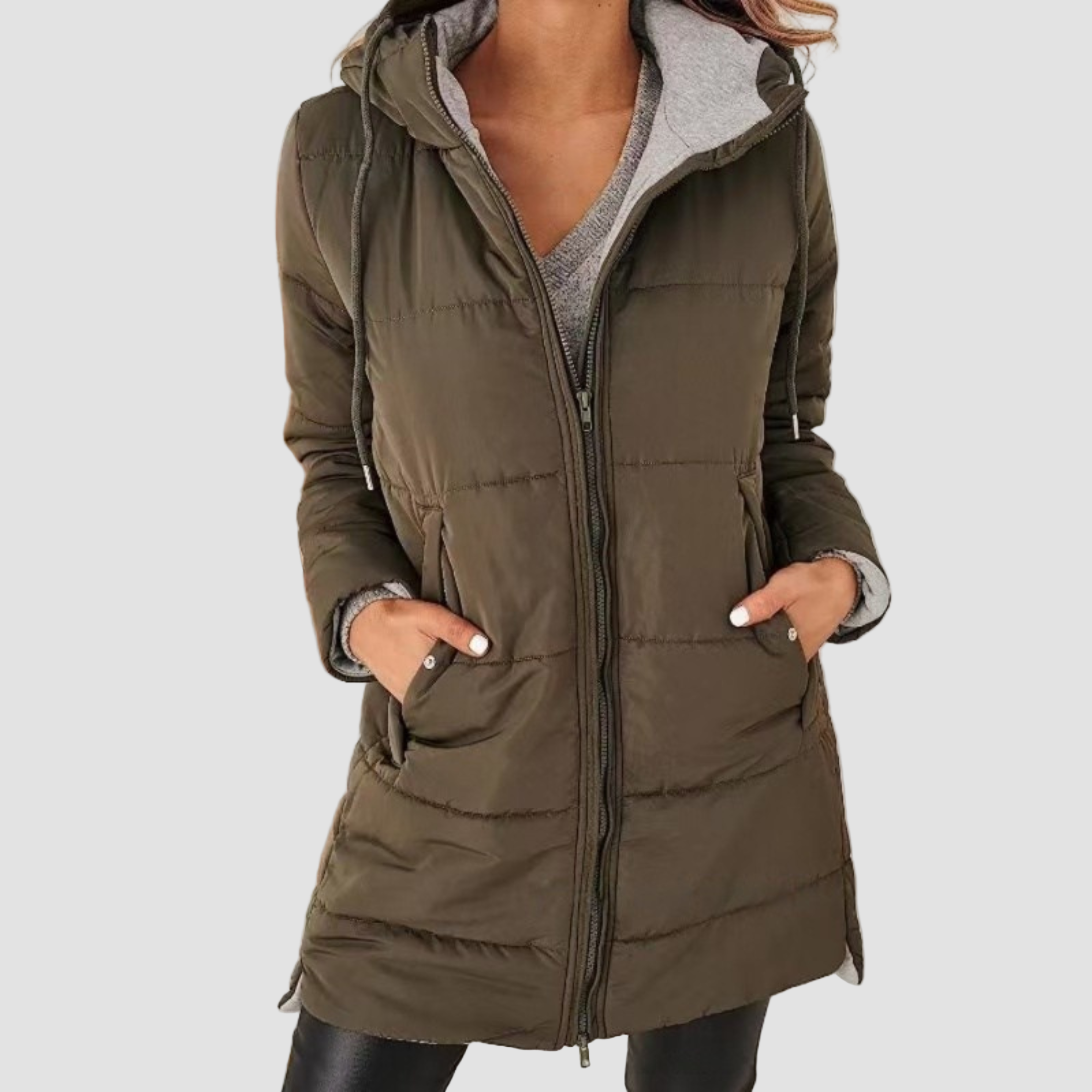 Ainsley - Casual Hooded Puffer Down Jacket