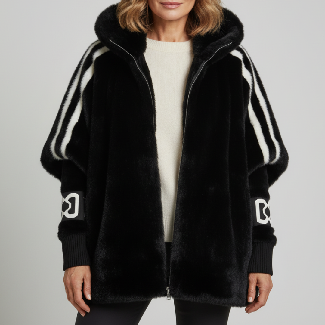 Brielle - Hooded Faux Fur Jacket