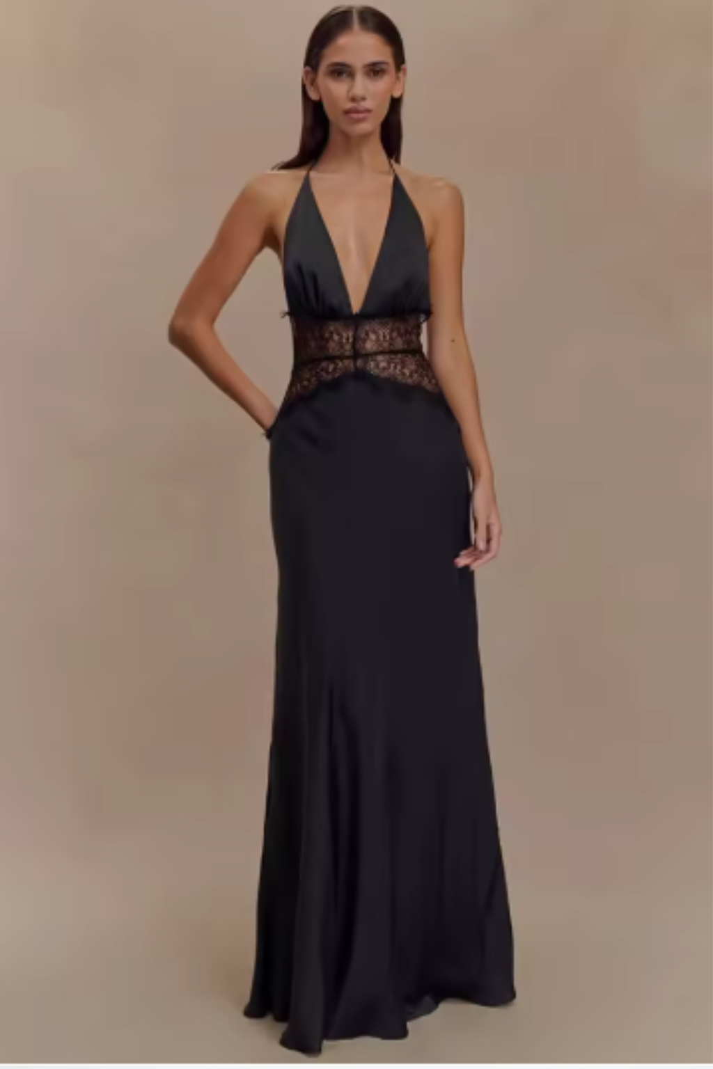 Kyla | Women's Backless Halter Maxi Dress